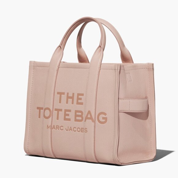 MARC JACOBS The Leather Medium Tote Bag – Rose - Picture 4 of 10